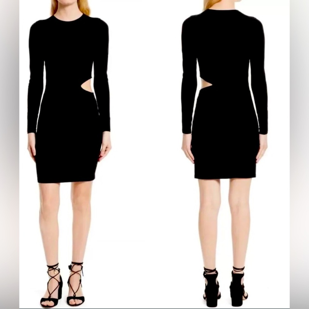 Elizabeth and James - Railey Cut Out Dress in BLACK